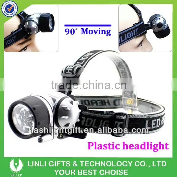 7 Led Llight Plastic Head Lamp