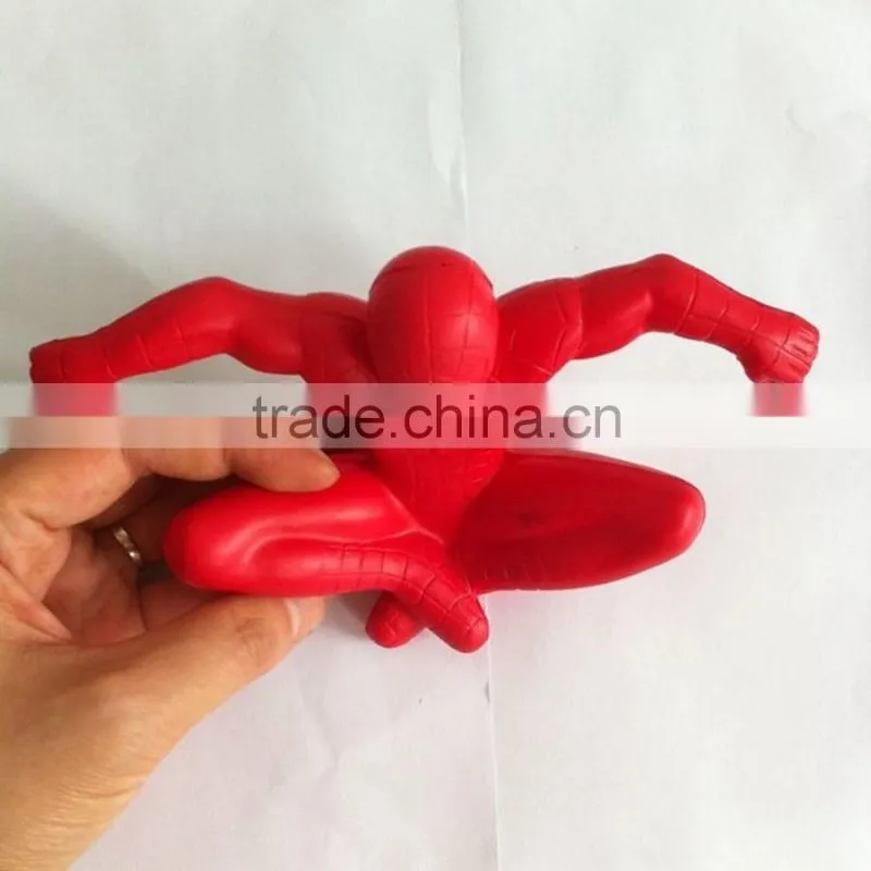 red spiderman pu foam toys