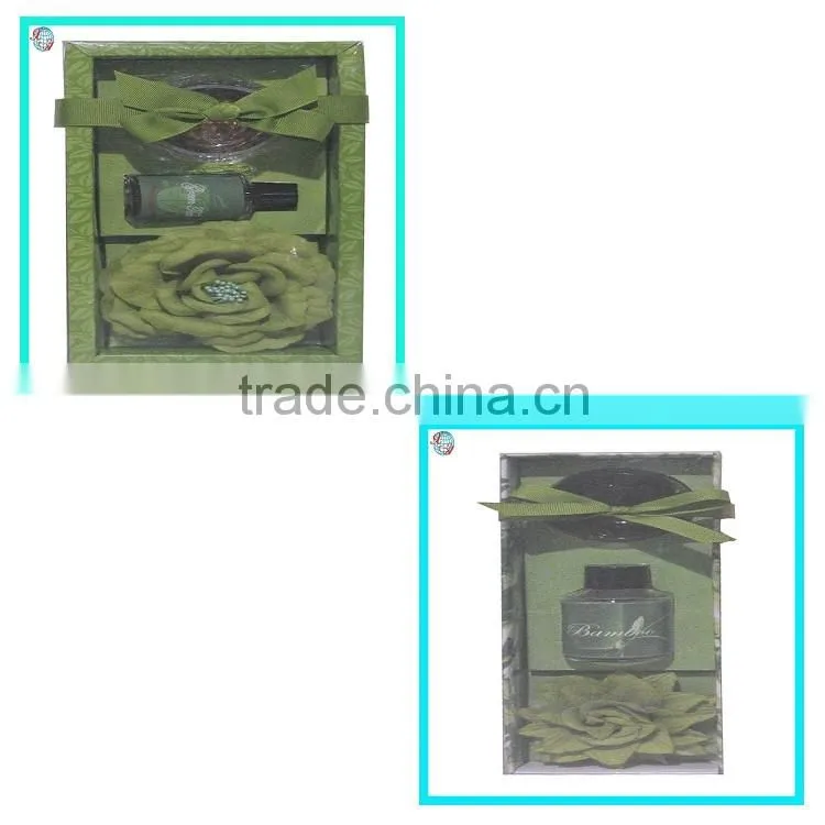 Green Tea Ceramic Flower Perfume