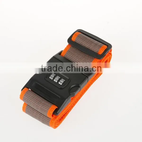 Security high quality PP luggage strap with combination lock