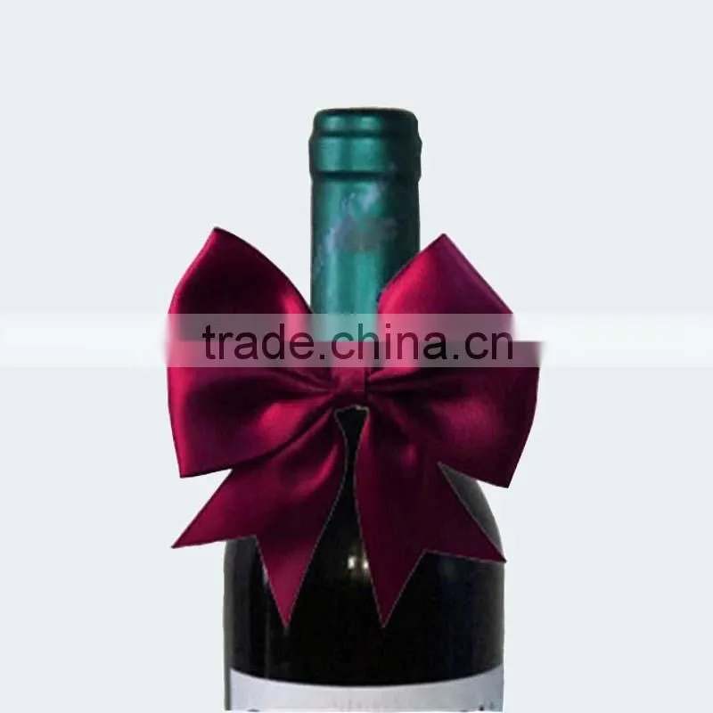wine bottle decoration bow tie
