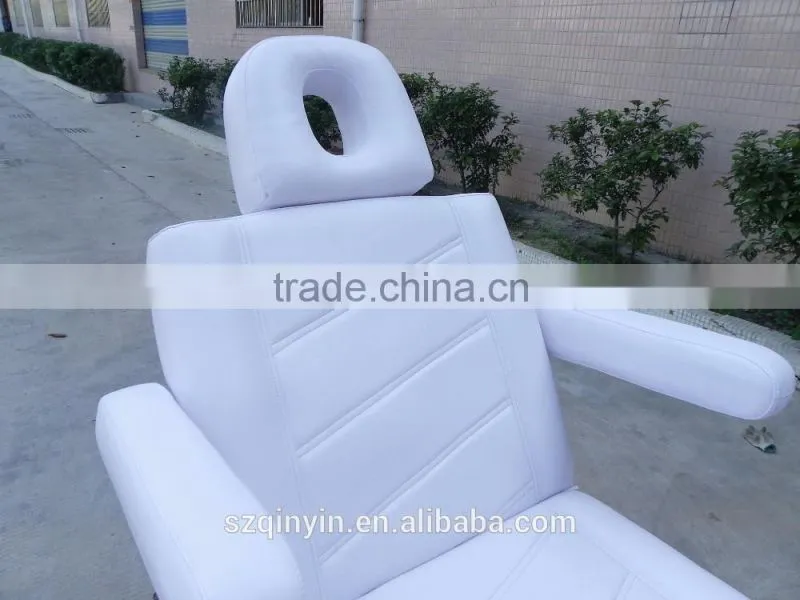 CE approval white massage table electric face hole