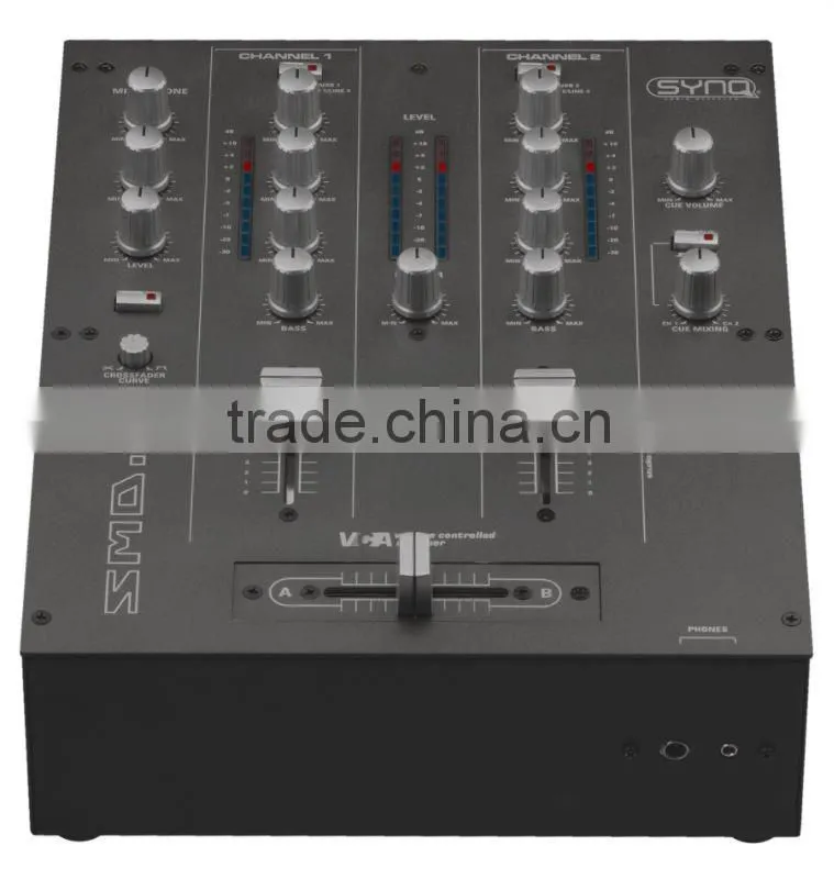 2011 SYNQ Compact 2 Channel New DJ Mixer