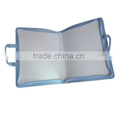 blue PVC Document case