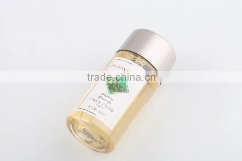 small volume soapberry oil shower gel for hotel/travel