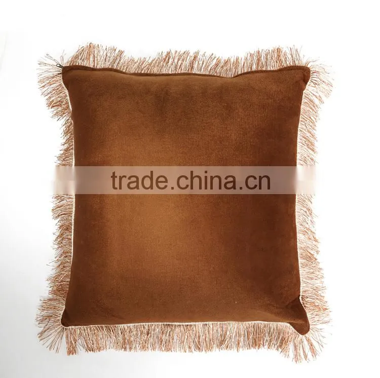 Square shape sublimation pillow with tassels