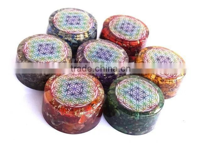 Wholesale Orgone Tower Buster Chakra Set : Flower Of Life