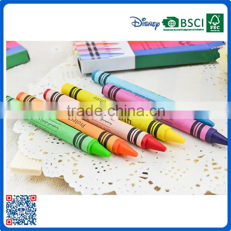 2016 personalized wax crayons in paper box