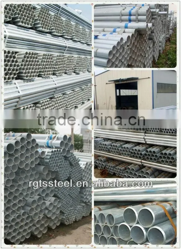Q195 galvanized round tube