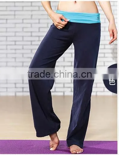 Custom Ladies 95% Combed Cotton 5% Spandex Fashion Design Fitness Leggings, Gym Sports Pants, Yoga Pants for Women