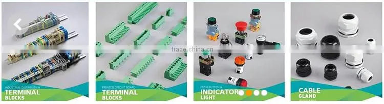 Spring terminal block din rail spring connectors conductor red copper with UL certificate