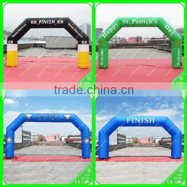 Portable inflatable wedding arch