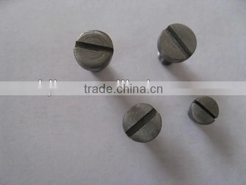 special DIN 933/934 zirconium hexagon flange bolts for Radar