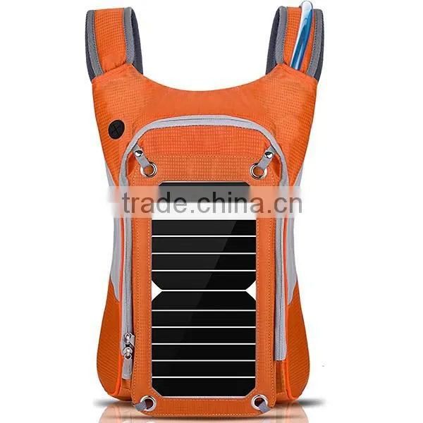 Lightweight Hydration Solar Backpack with 2L Water Bag