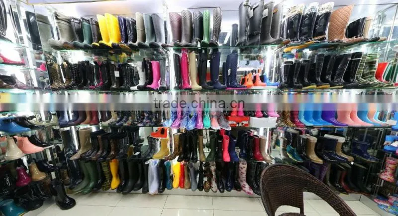 new foreign trade children's recreational shoe Martin shoes with lock laces rain boots