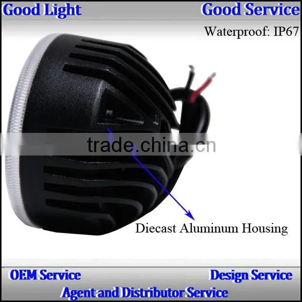 12v round led light 12w offroad light auto accessories for truck