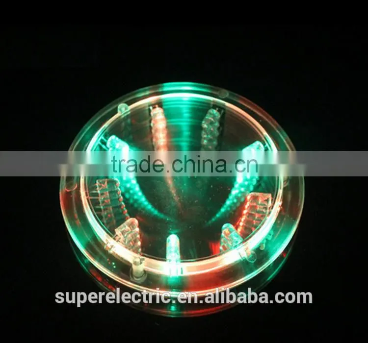 New Color Changing LED Lights Bottle Cup Mat Coaster For Clubs, Bars Party