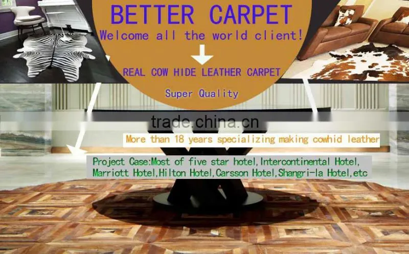 hot selling anti fire carpet with lowest cheapest price directly factory price carpet cowhide patchwork rug acylic tufted carpet