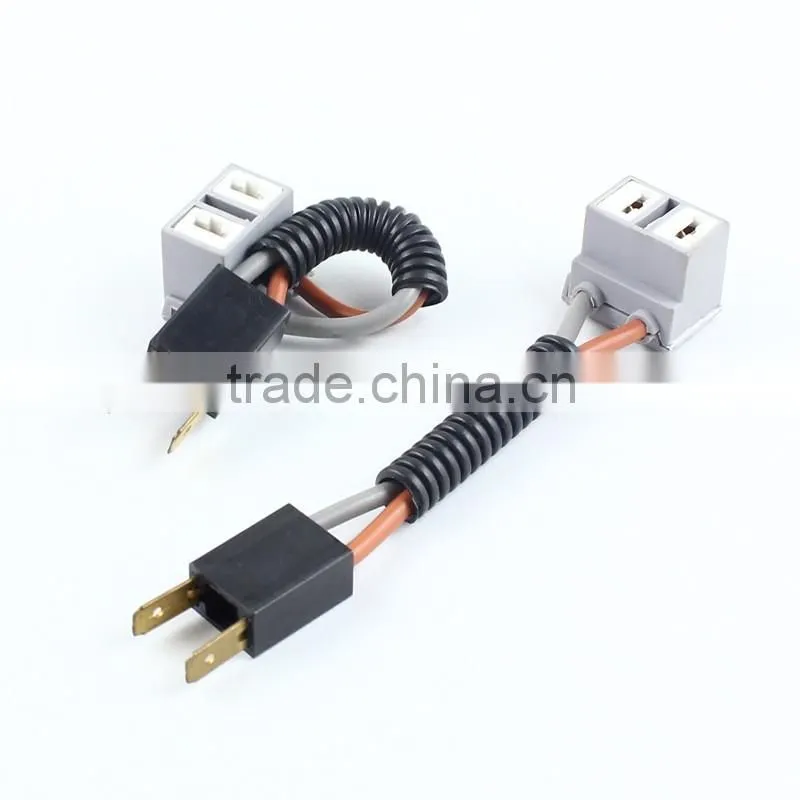 H7 Ceramic Male to Female Wiring harness LED Headlight Bulb Sockets H7 EXTENDED CONNECTOR/PLUG/ADAPTOR/SOCKET