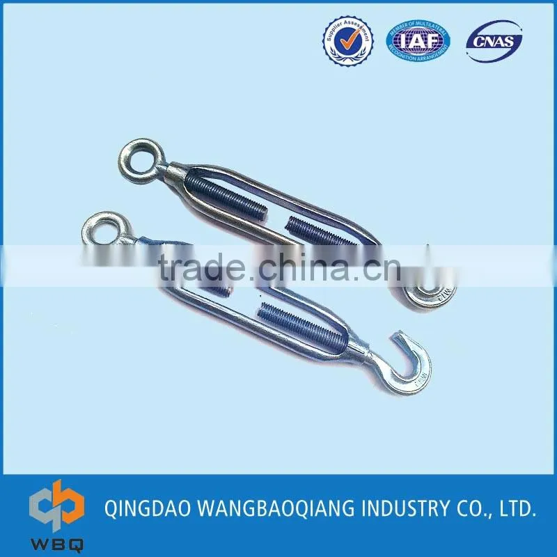 Metal cable commercial type hook and hook turnbuckle