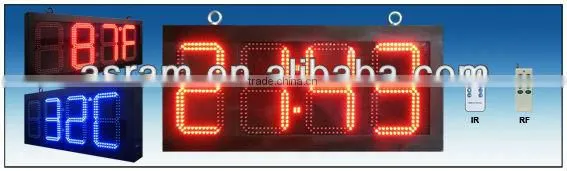 LED Time and Temperature Display sign for promotion price