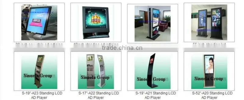 22inch VGA AV input USB monitor with usb instead of power adaptor