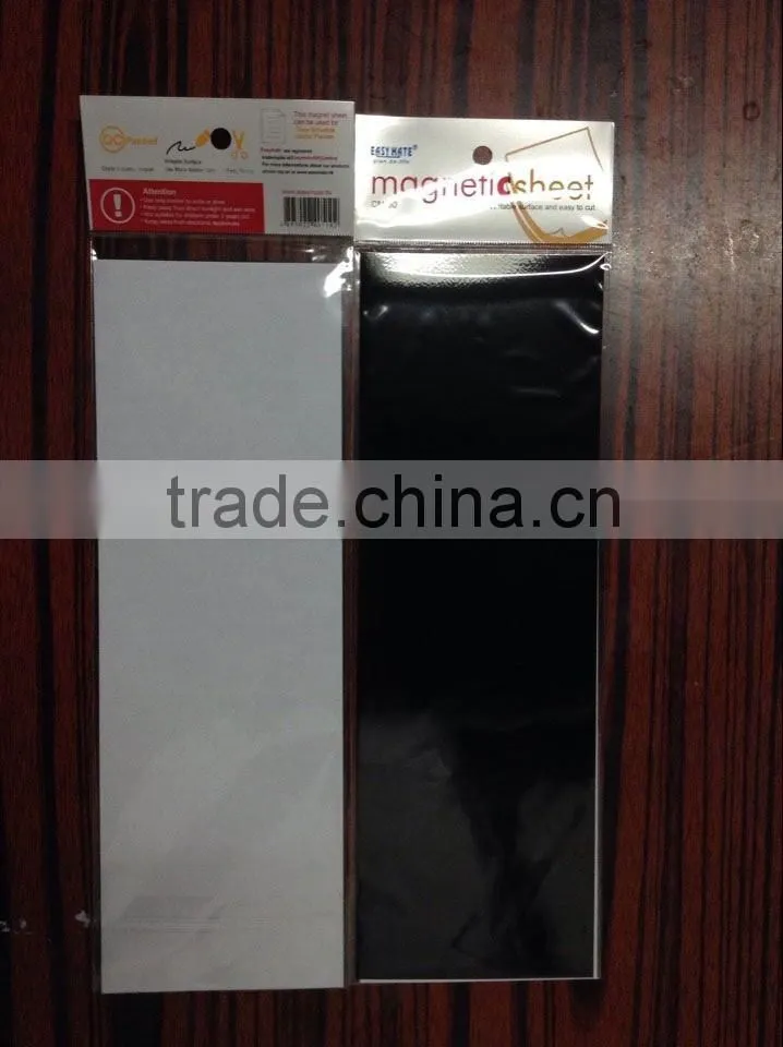 pp colorful magnet sheet/magnetic label /magnetic tag , can be write on and wipe off