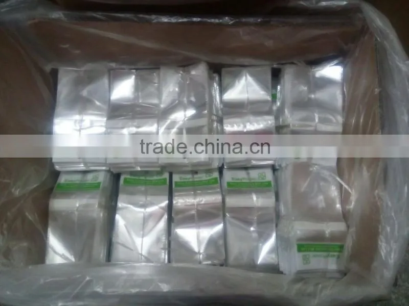 Plastic BOPP Electronic Accessories Packaging Bag With Haning Header And Self Adhesive Tape