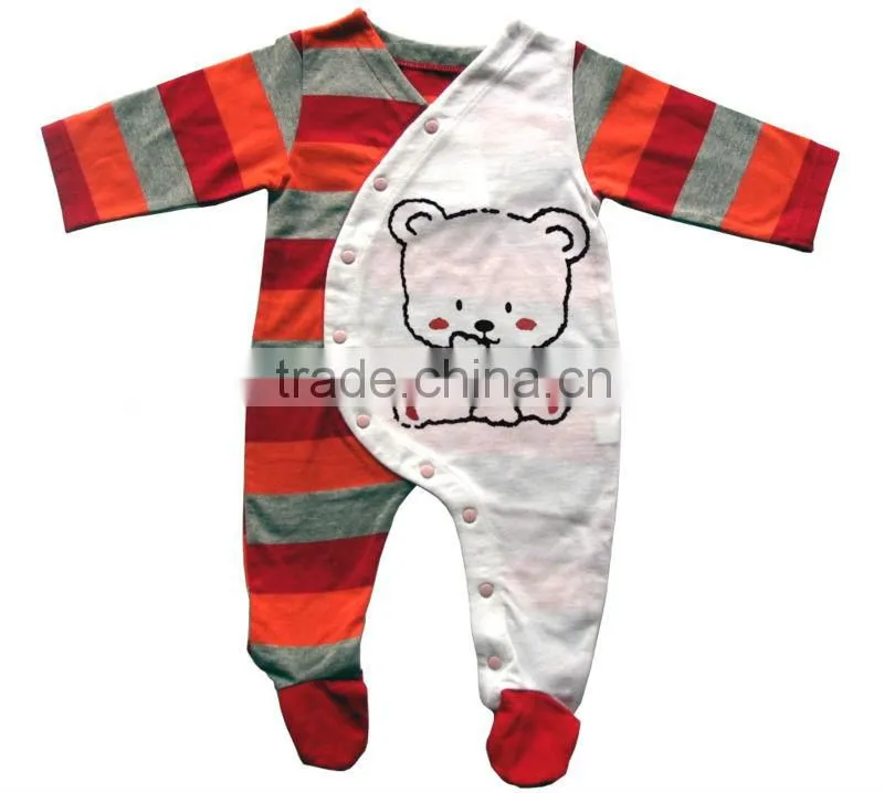 100% Cotton Long Sleeve Romper Babywear