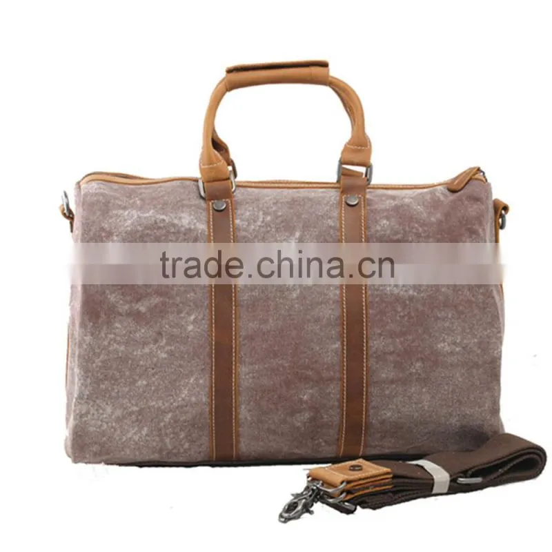 Custom travel shoulder leather bags man small shoulder bag china supplier tote bag 2016