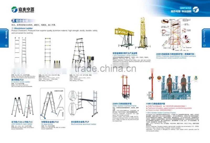 Fiberglass Telescopic Hot Stick operating rod linemen's tool