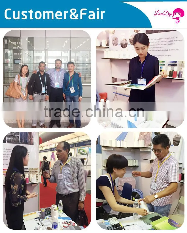 100% spun polyester polyester ring spun thread