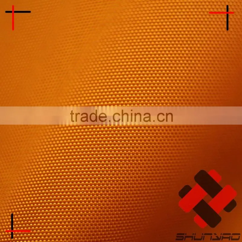 high quality 210D waterproof nylon oxford fabric pu coated