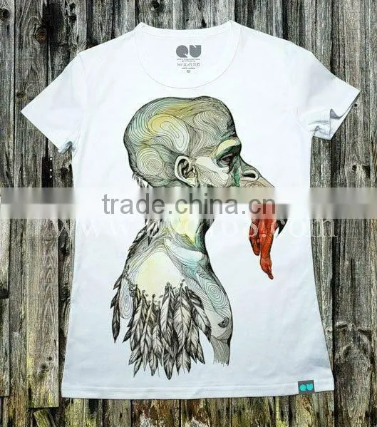 Flatbed tee shirt shrit printing machines