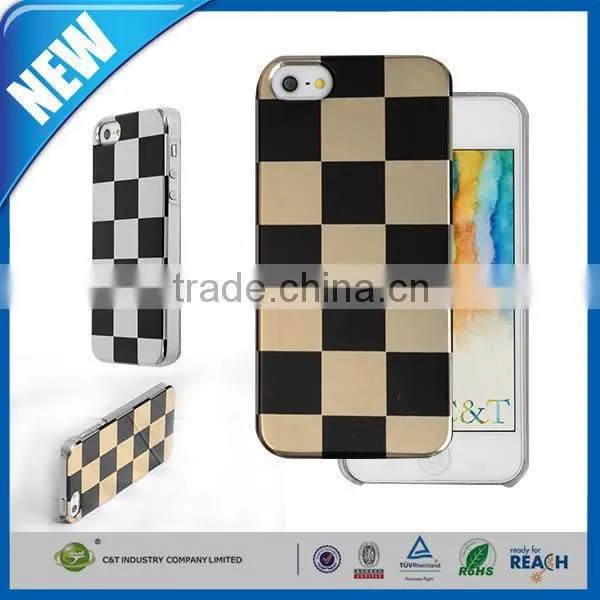 C&T Ultra Thin Plating Mirror Hard Back Cover for iPhone SE
