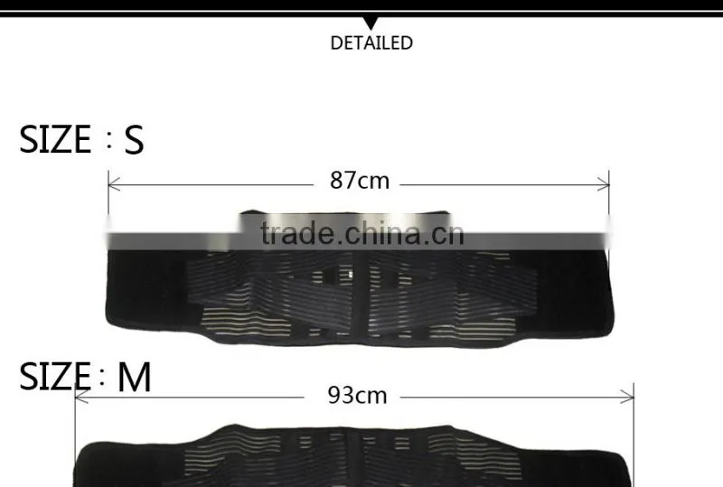 Orthopedic back supports belt with steel belt,elastic back support