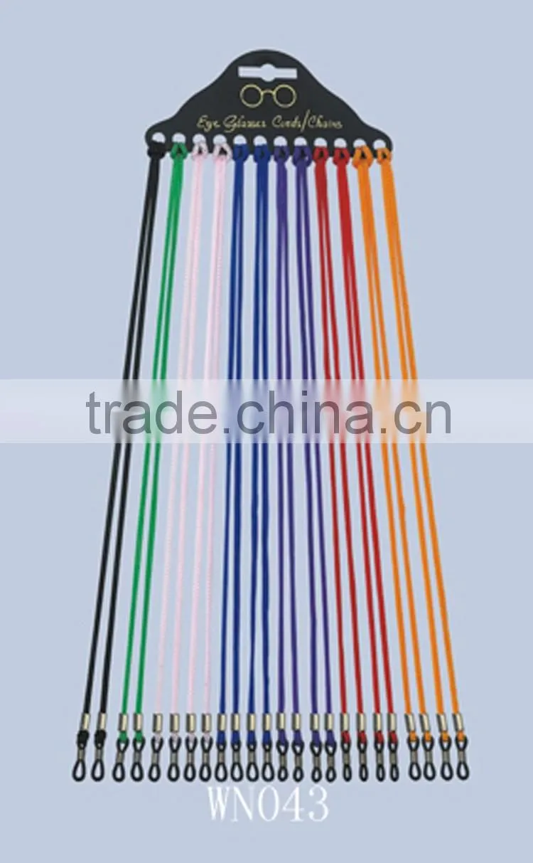 Promotional colorful eyeglass design cords, straps for kids' sunglasses