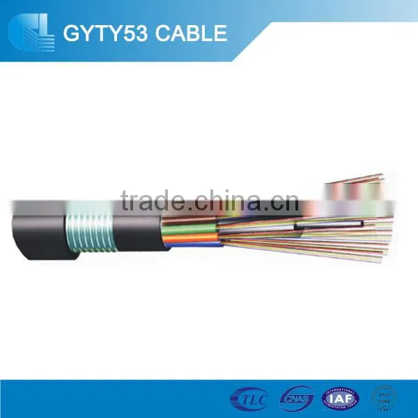 GYTY53 96core double sheath single mode fiber cable made in China
