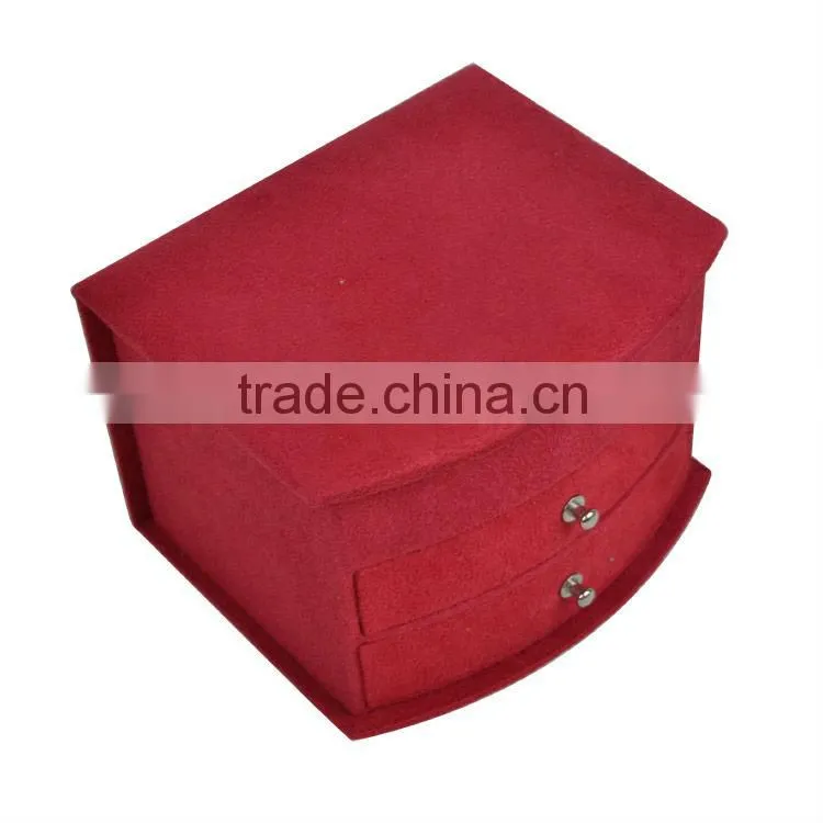 factory price wholesale fabric jewelry cardboard box