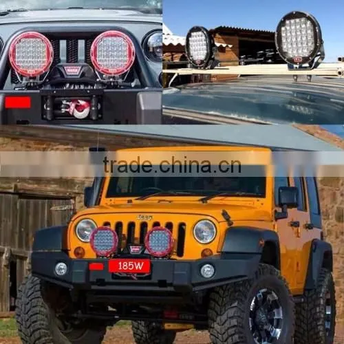 37pcs*5w /185w led driving light spot 185w led work light LED headlight Offroad Jeep Truck car headlight led