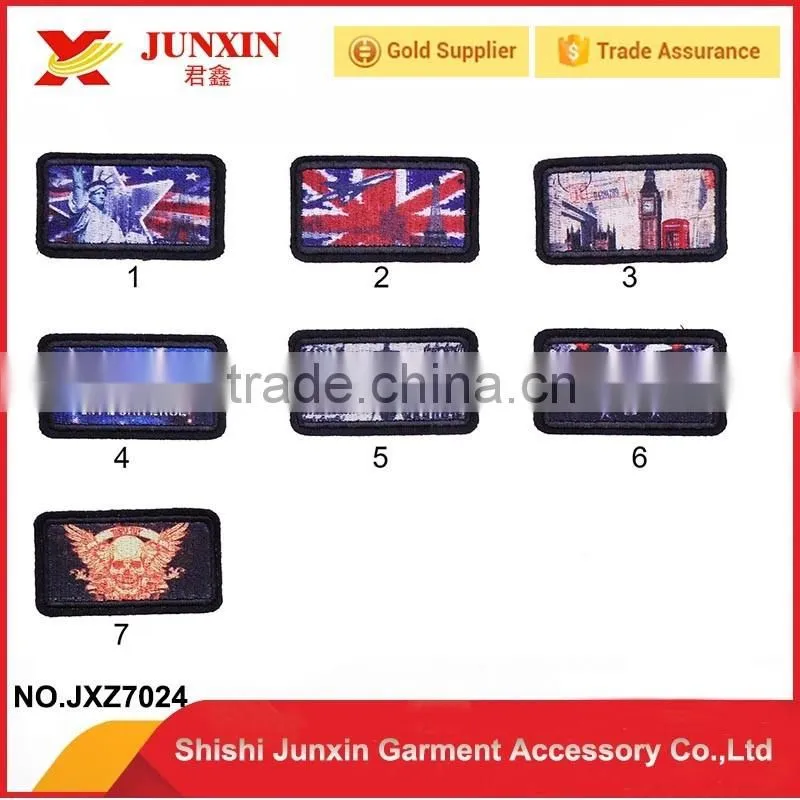 Customize souvenir embroidered patches by manufacture