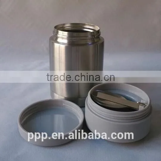 750ml food container with spoon/ personalized food containers