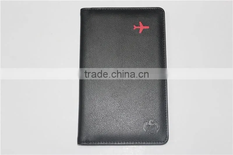 New arrived leather passport holder with multi-function pocket,Beautifully made passport cover/travel wallet with custom logo