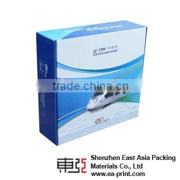 Paper packaging box for electronic