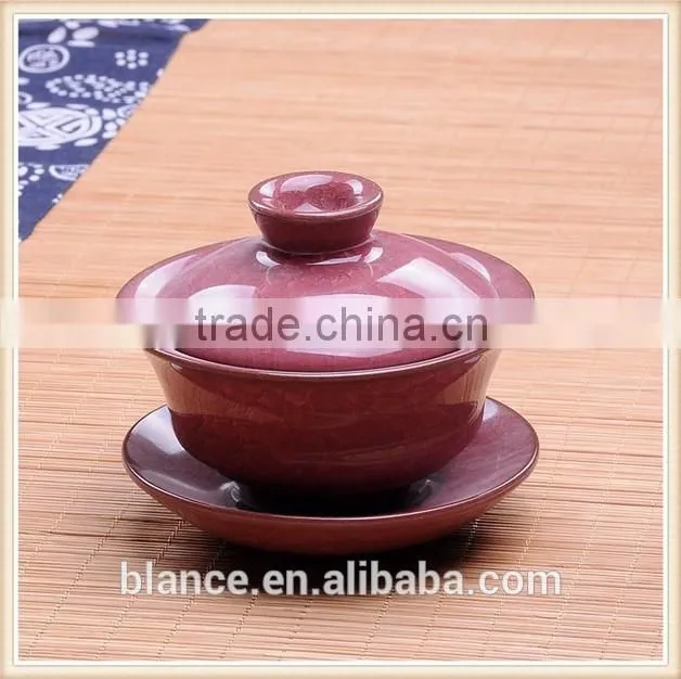 crackled glaze gaiwan in different color wholesale