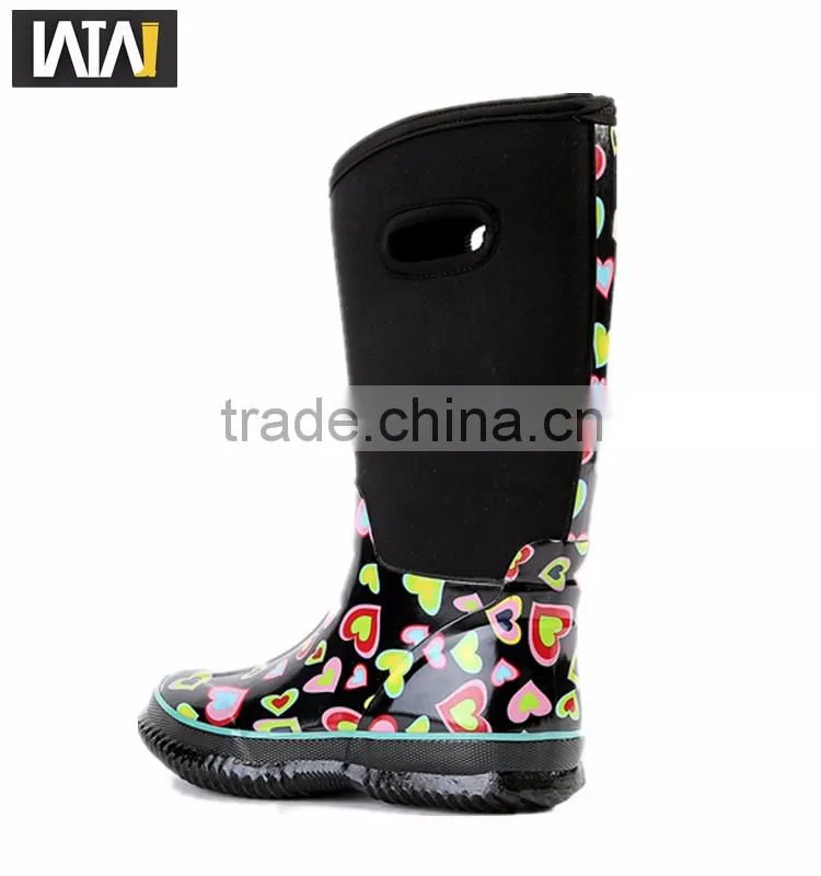 women neoprene rubber rain shoes