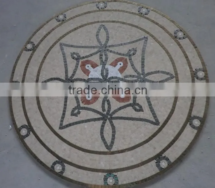 3D packling marble mosaic wall tile