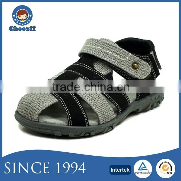 22 Years Supplier OEM Welcomed Suede Leather Kids Sandals with Small MOQ