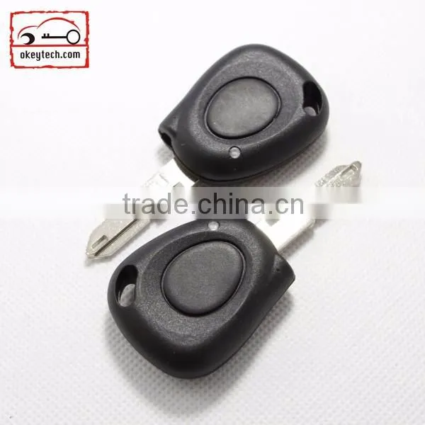 High Quatity Renault transponder chip key shel for 1 button with led206 VA blankfor Renault Scenic Clio Car Key romote key shell