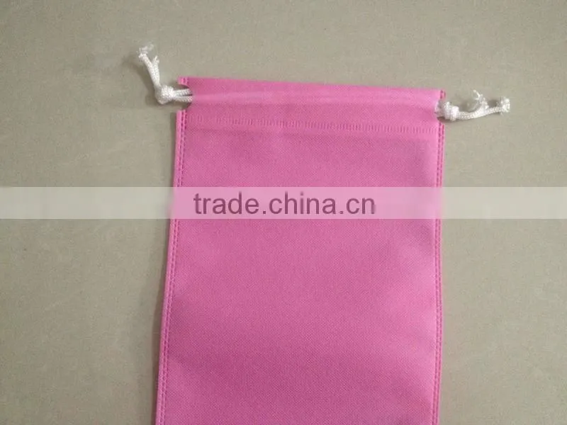 2014 pink non-woven shoes bags